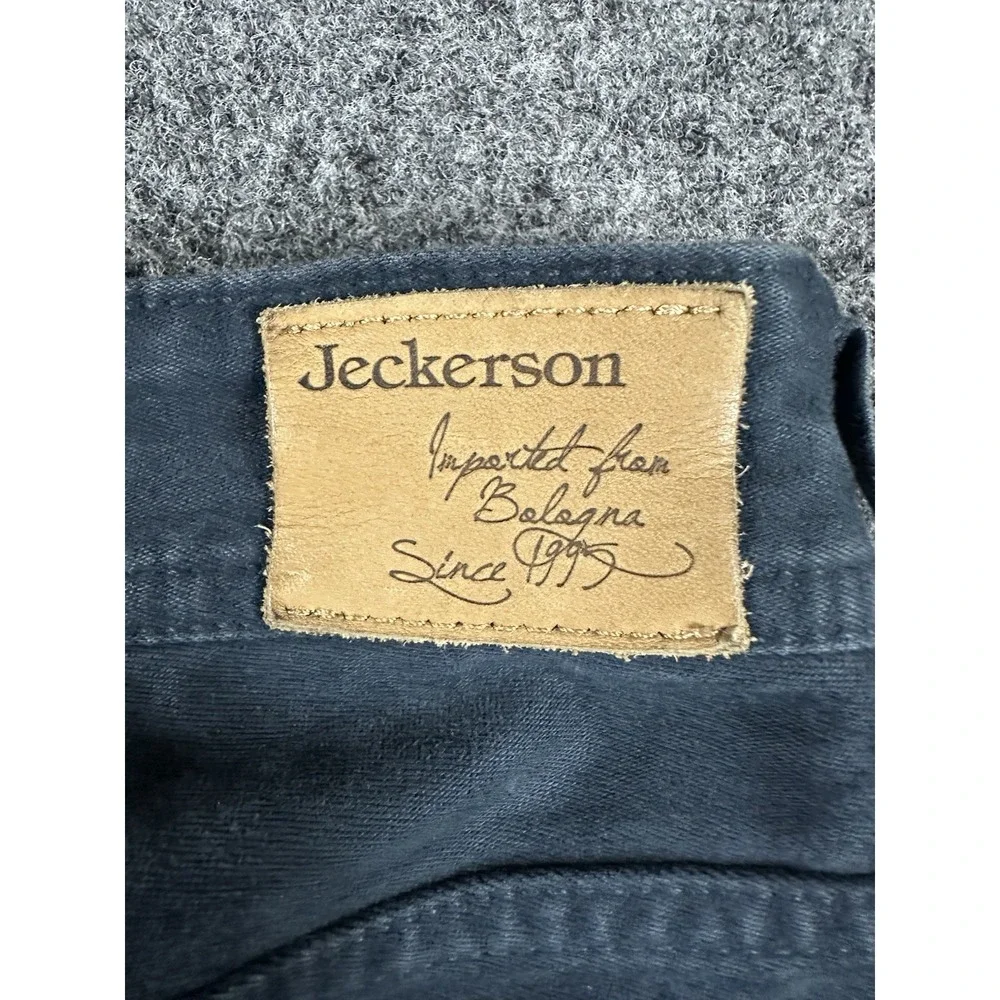 JECKERSON Men's Jeans Blue Patina  Cotton Stretch  Made In ITALY Size 31